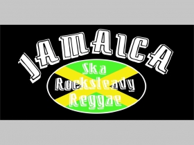 Jamaica SKA Rocksteady Reggae - chrbtová nášivka rozmery cca. 24x12cm  (po krajoch neobšívaná)